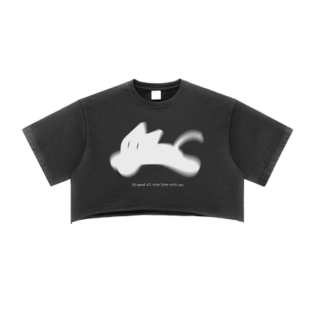 Nine Lives Crop Tee